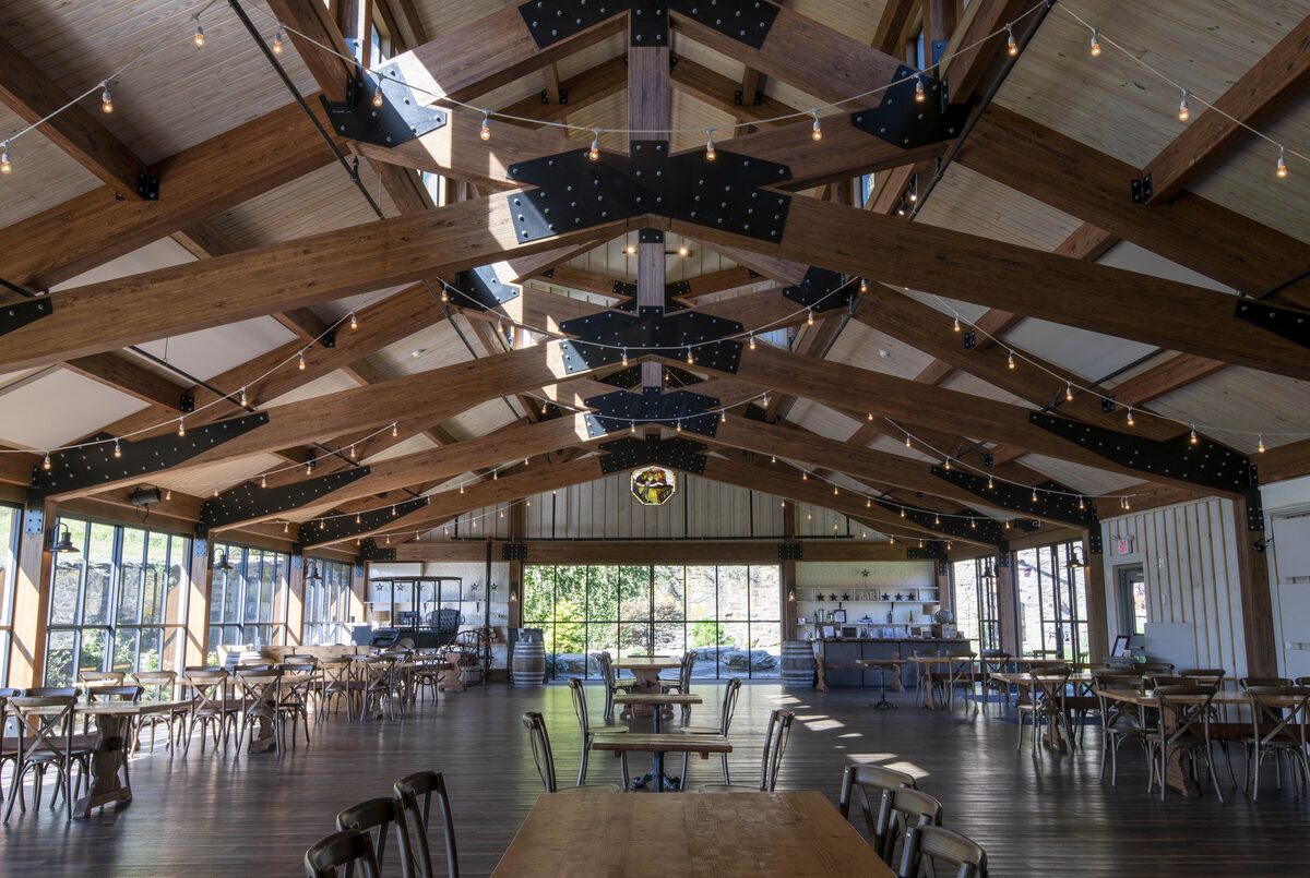 Red Maple Vineyard — 5,000 sqft commercial vineyard event space in West Park, NY by Plum Design Group