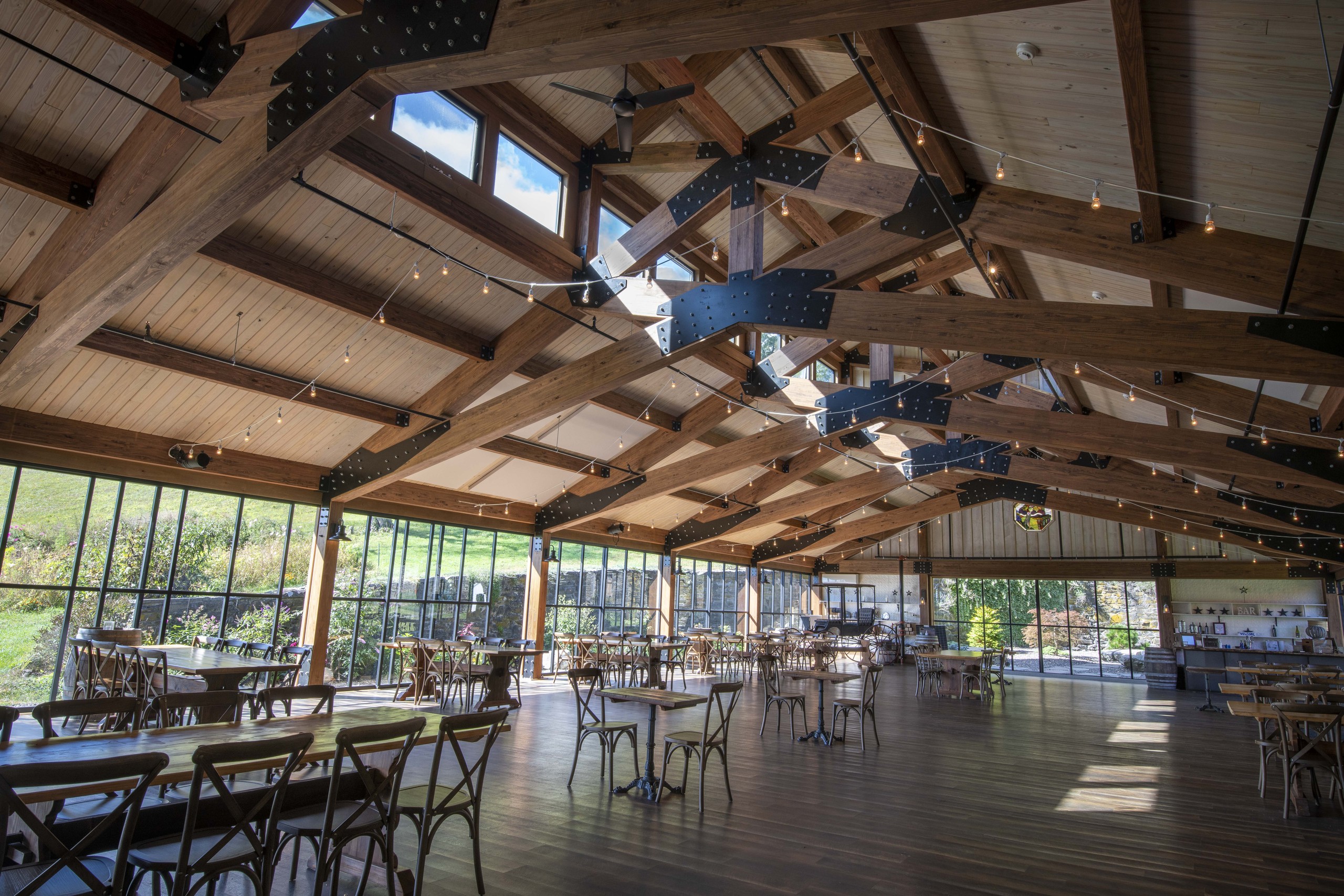 Red Maple Vineyard — interior view